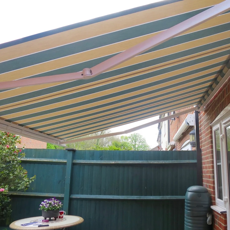 High Quality Outdoor Retractable Awning Aluminum Construction Roof Canopy Door Pergola Acrylic Sunshade Window Folding Pergola