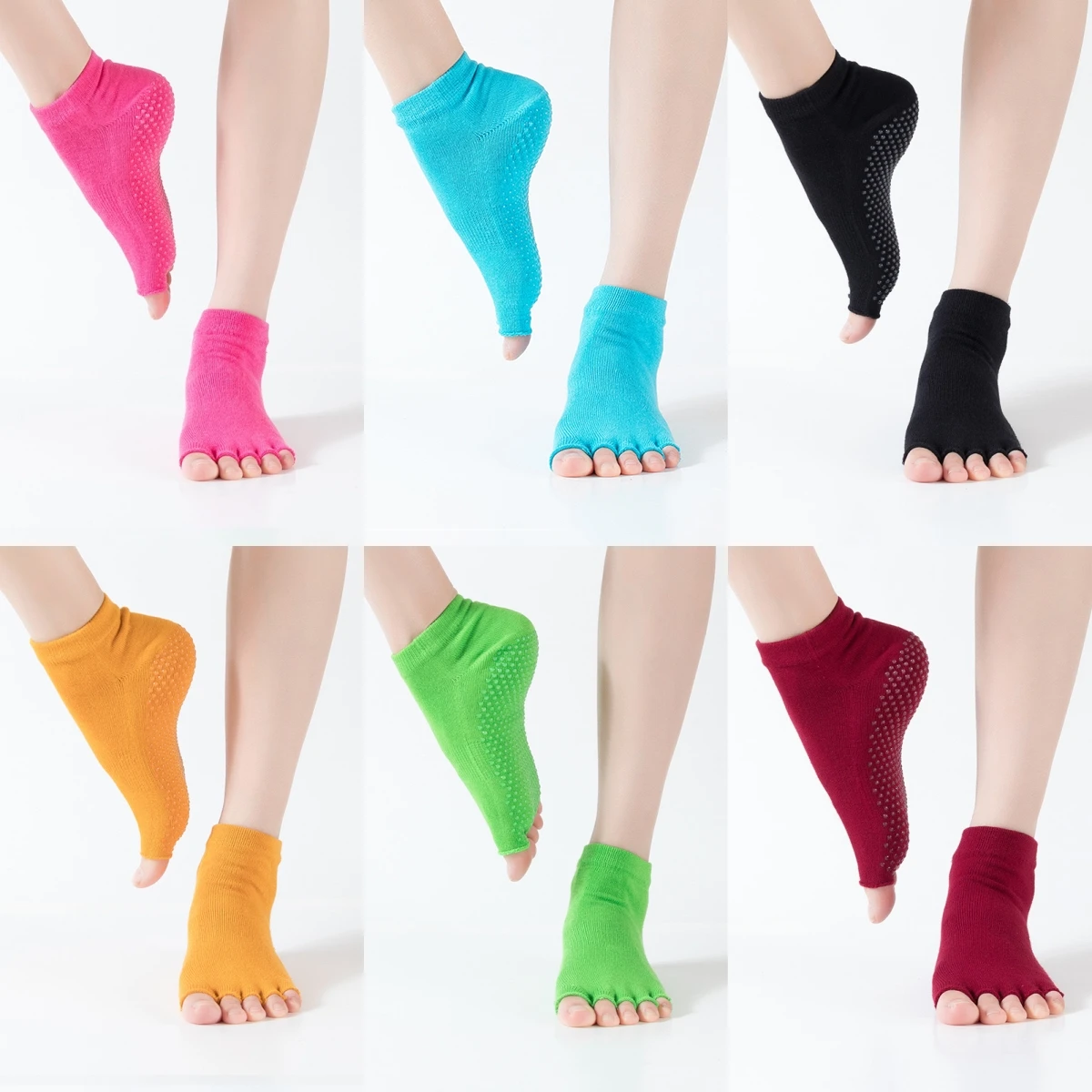 2023 Hot Selling M Fingers Cute 5 Toe Yoga Socks Wholesale
