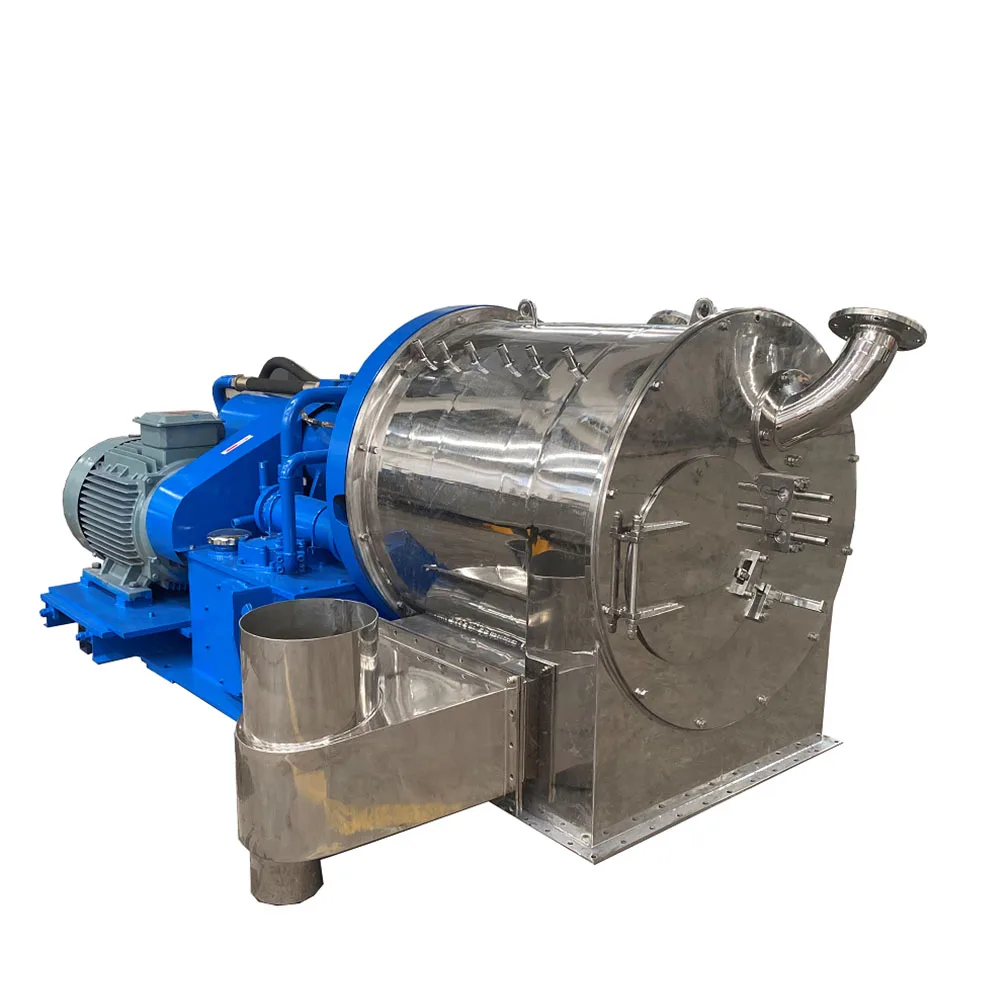 Continuous automatic industrial pusher centrifuge for salt centrifuge machine