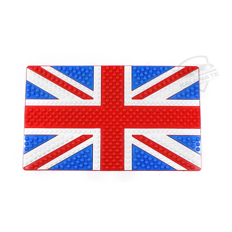 Pvc Large Particle Anti-skid Pad A Variety Of Flag Logo Dashboard Anti-skid Pad