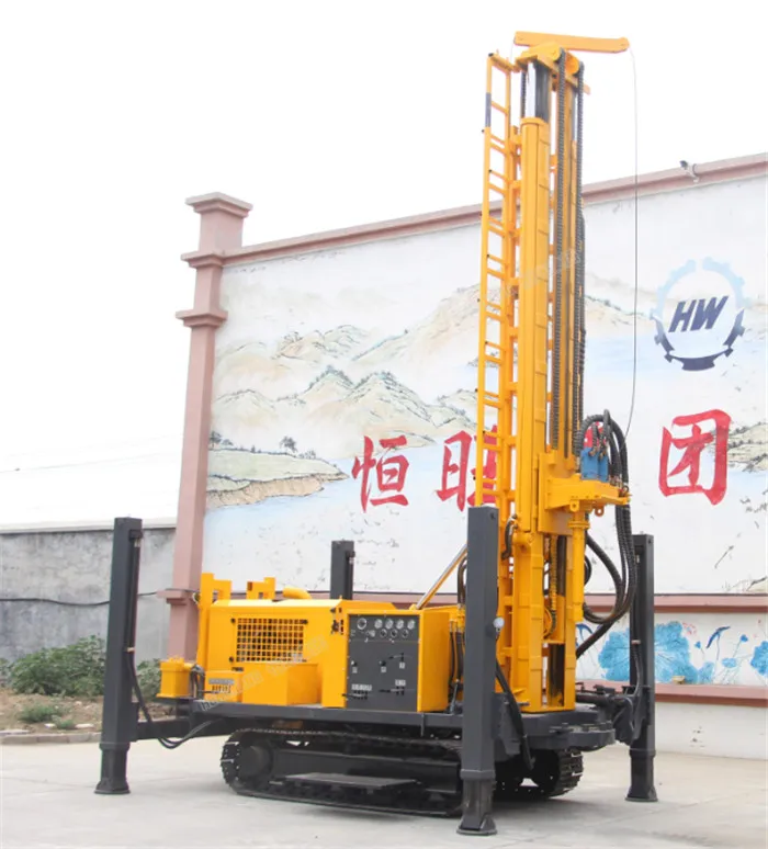HENGWANG HQZ260 pneumatic drilling rig water well drilling rig