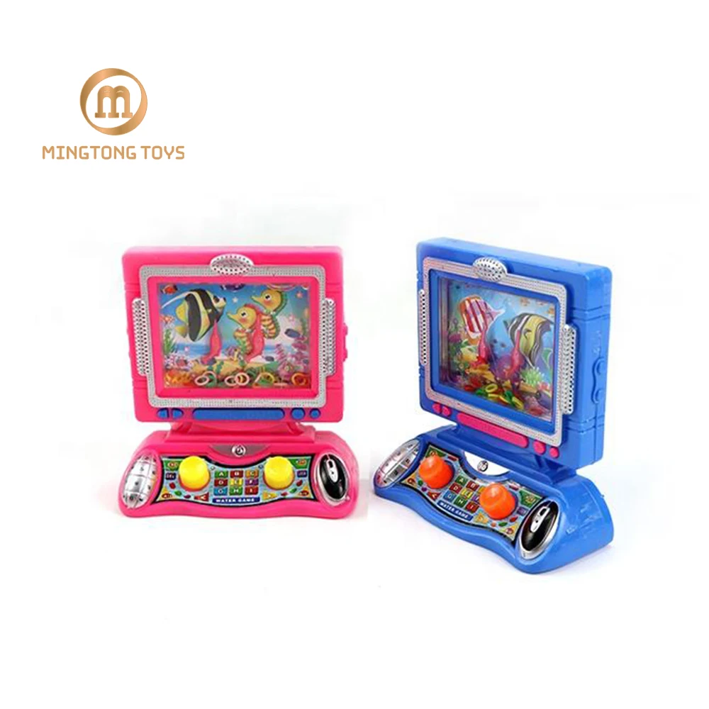 Customized Nostalgic Plastic Mini Unique Handheld Console Phone Water Game Toss Ring Toy For Children