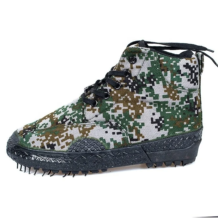 Camouflage Labor Insurance Liberation Shoes Military Training Special Training Shoes Rubber-soled