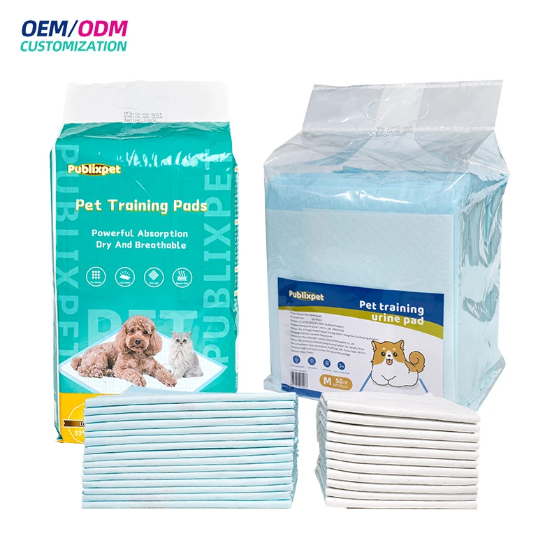 Super Absorbent Training Mat Disposable Underpads Pet Puppy Pee Pad Disposable Pet Potty Pet Pad