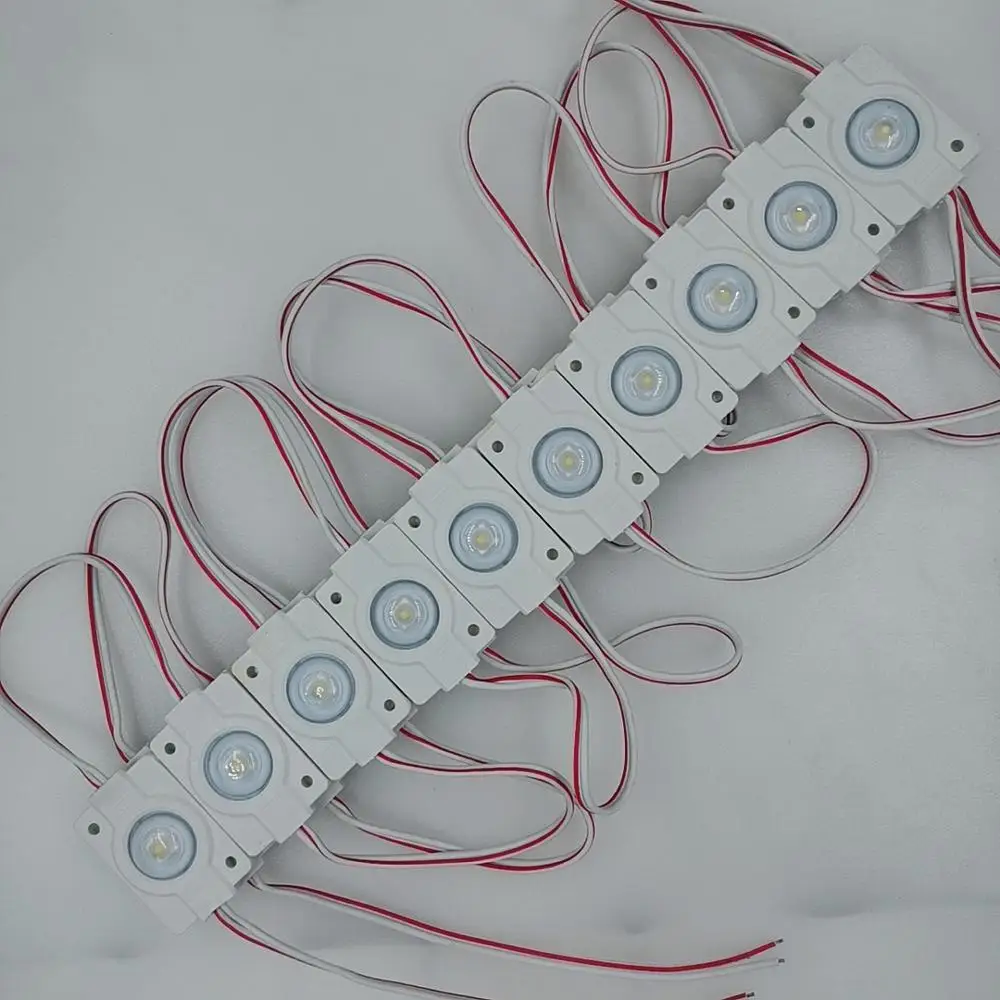 5054SMD Bright 140lm 1.5W 160 degree 12V DC LED module light with lens