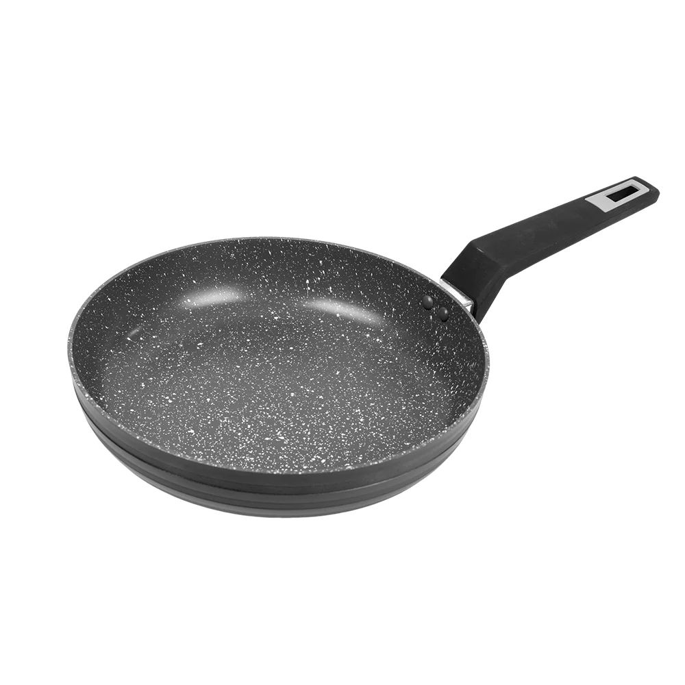 Quick Order Good Quality Black forged cookware set granite nonstick coating stove Kitchen Product