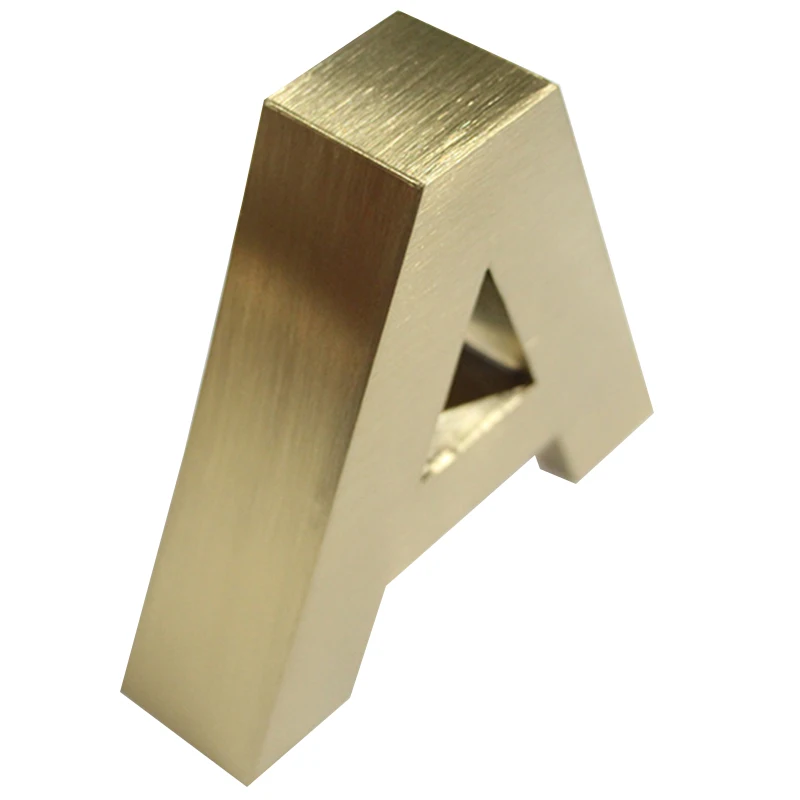 Advertising stainless steel letter sign channel letters