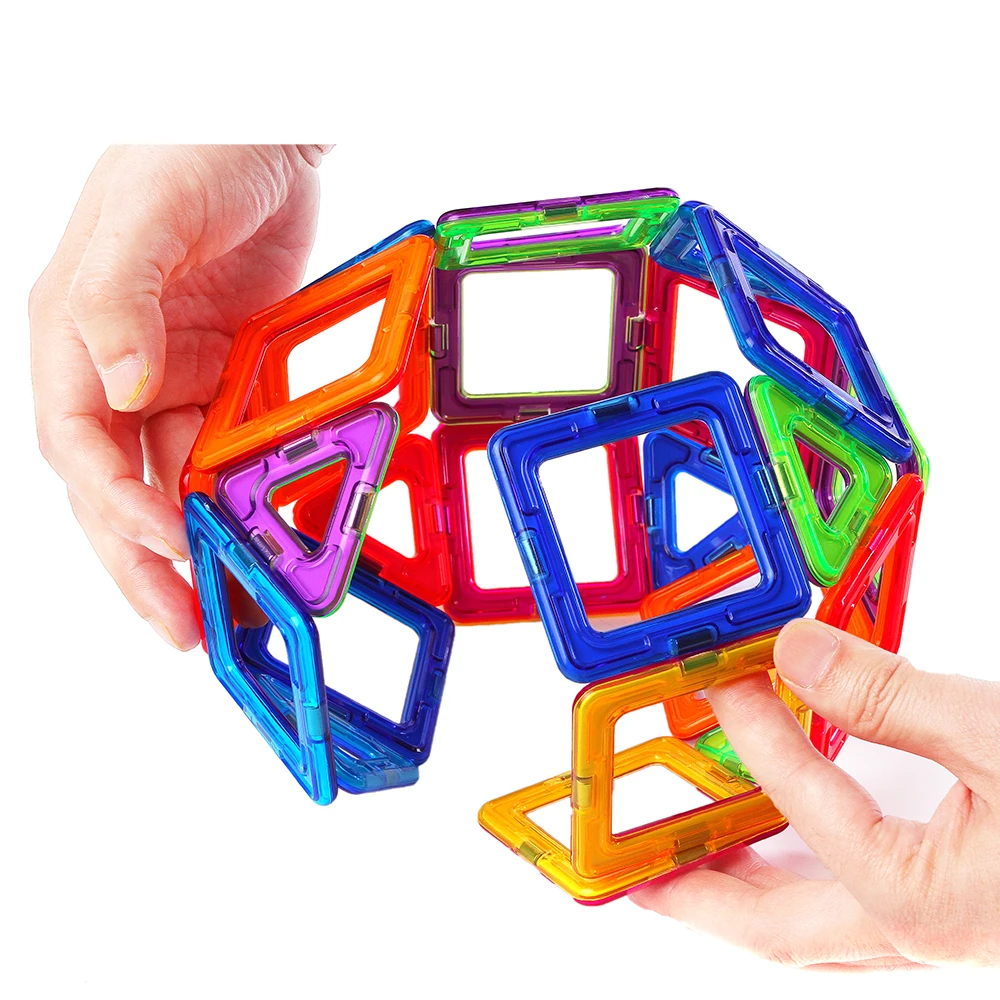 Customized Mini Magnetic Blocks Building Construction Blocks Toy Bricks Magnet Designer 3D Diy Toys