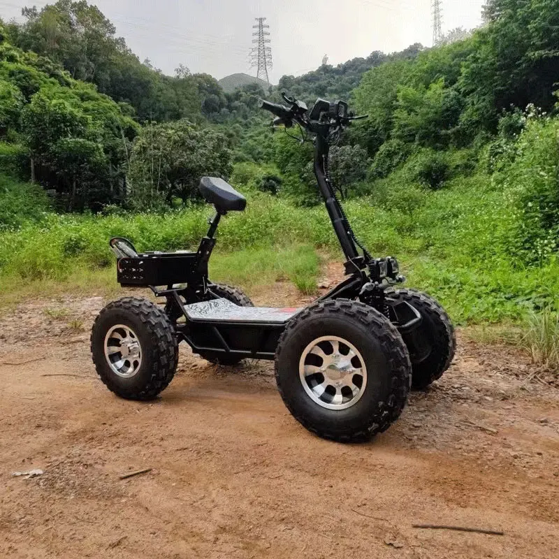 Electric 10kw Drive Winch 72v 6000w 5000w 4 Wheel Quad Atv  4-wheel Scooter Kit for Adult