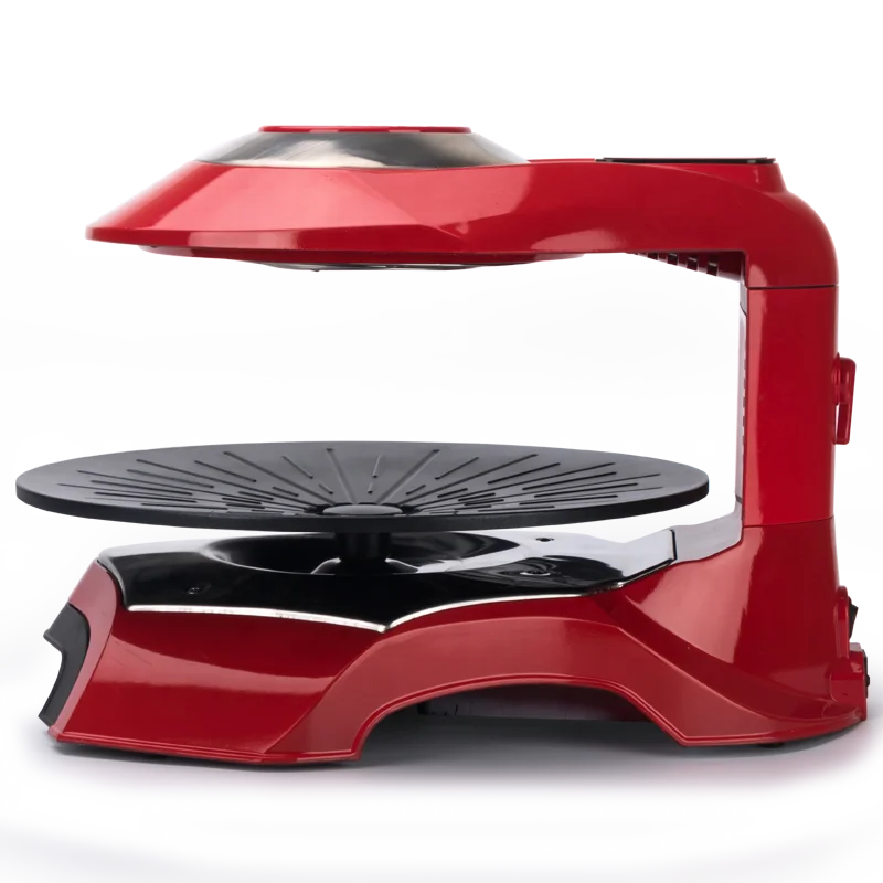electric smokeless BBQ grill far infrared round shape automatic BBQ grill Vertical BBQ grill