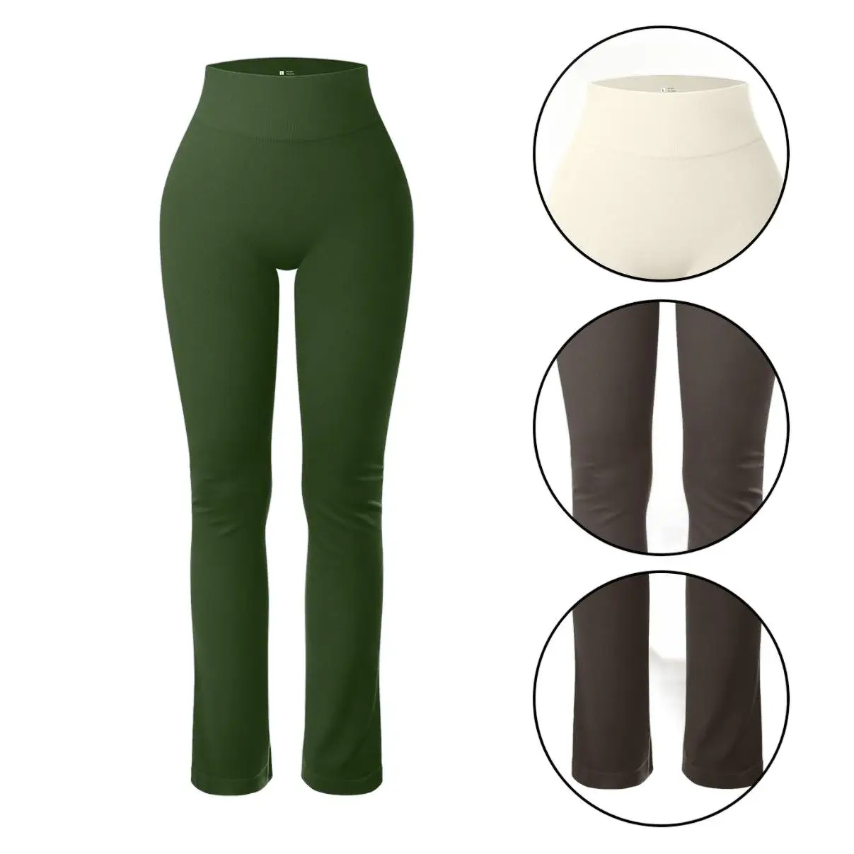 Yoga Pants Leggings Fleece Lined Pantyhose / Tights Fashion  Butt Lift Nylon High Waist Leggings Non See Through