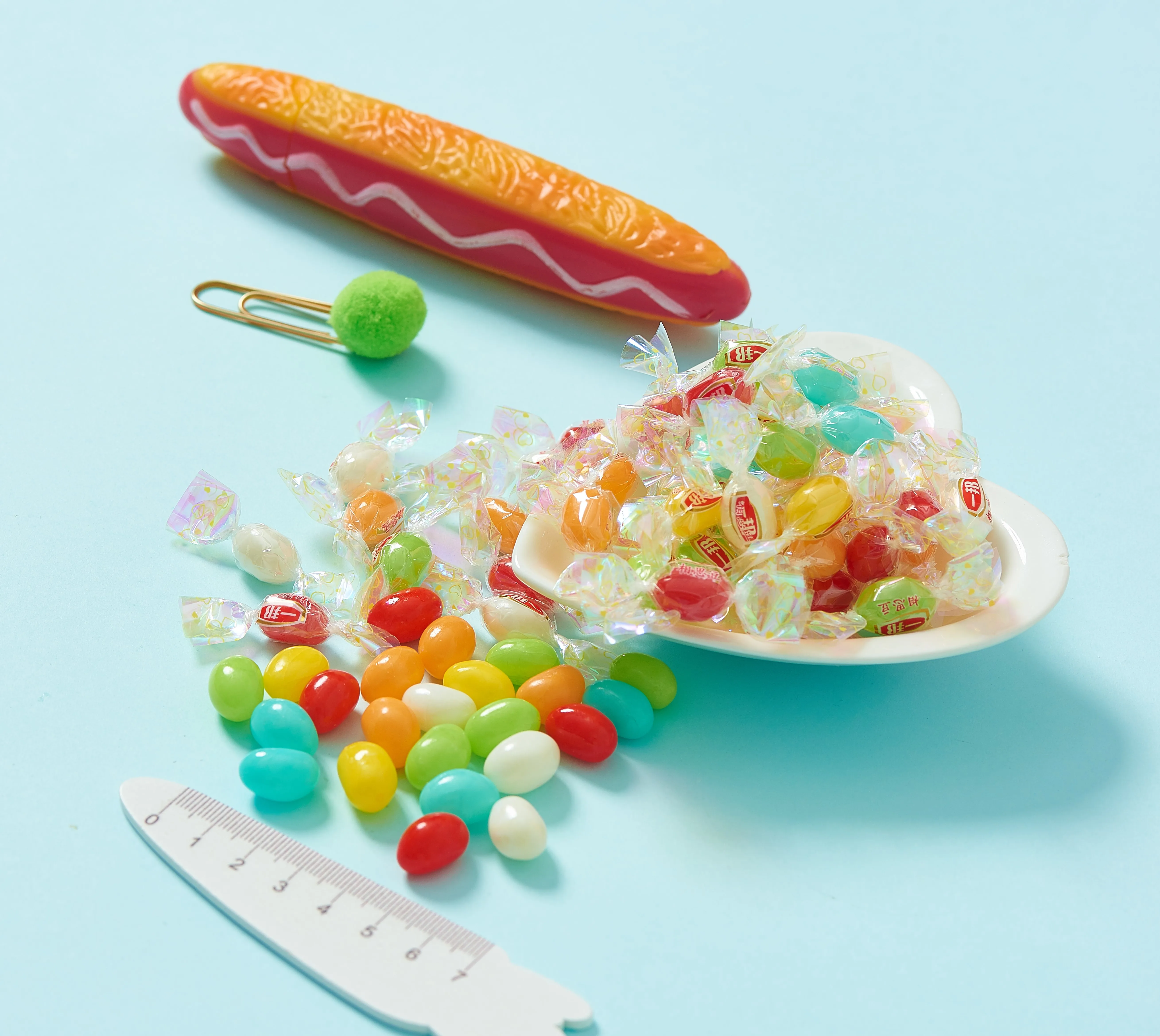 Wholesale jelly beans halal mix fruit flavor jelly bean candy