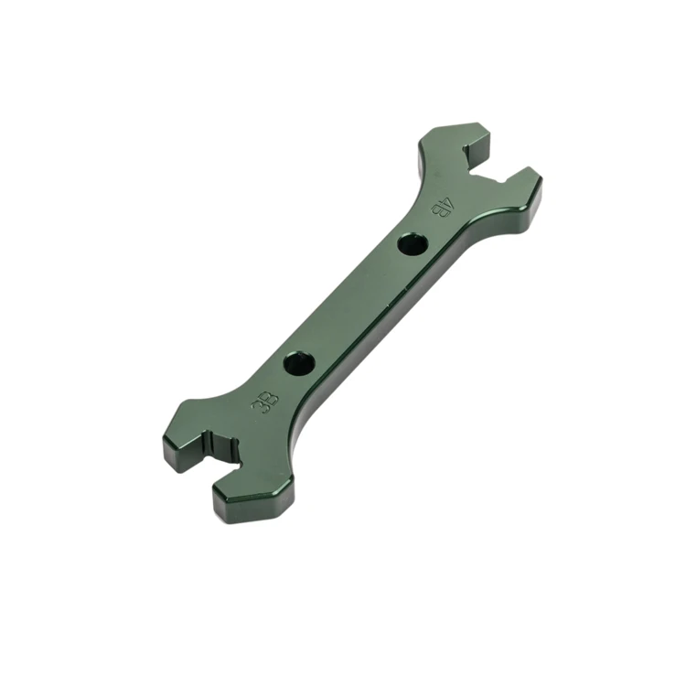 Custom high quality Aluminum Hose Fitting Wrench Double End fitting wrench AN hose Spanner Tool Set Aluminum