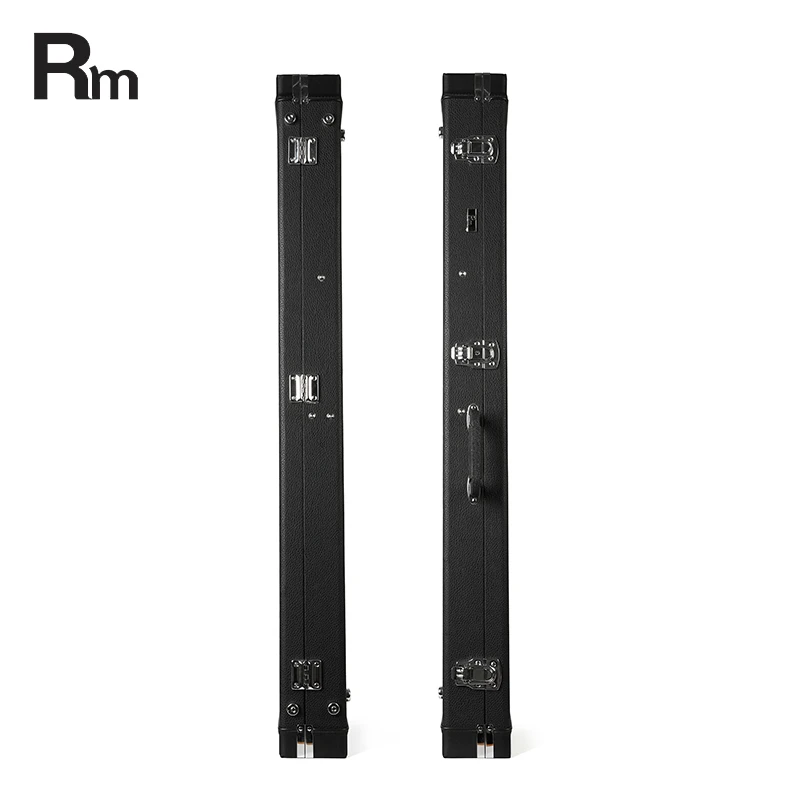 Black Leather Electric Guitar Hard Case Wooden Square Hard Case Guitar Durable Custom Guitar Case Bag