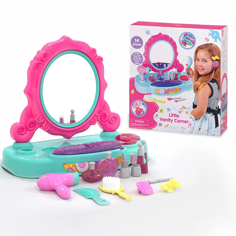 Latest Design Children Pretend Play Girls Toys Cosmetics Kit Make Up Toys Beauty Set Toy