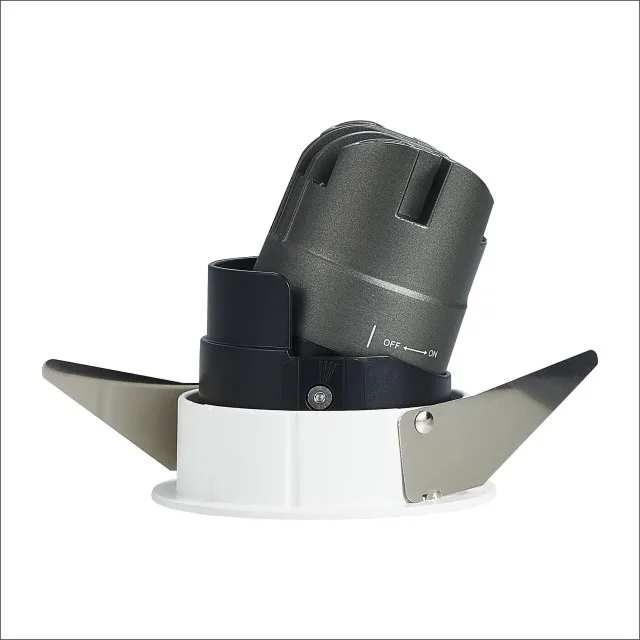 Factory wholesale 5w/8W/13W frameless led downlight hotel downlight with 75mm cut out recessed pinhole downlight