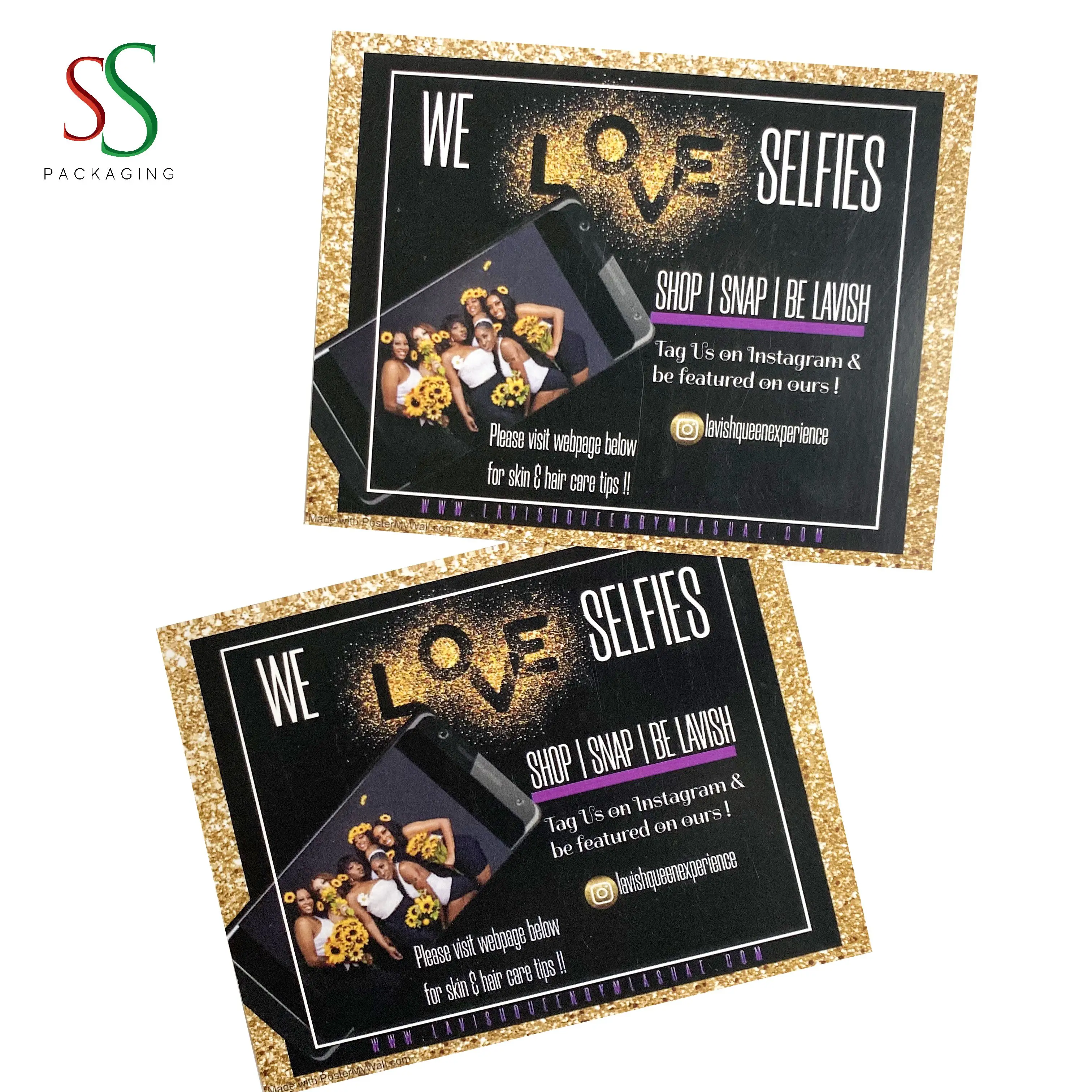 Hot Selling Good Quality Custom Thank You Card for Small Business