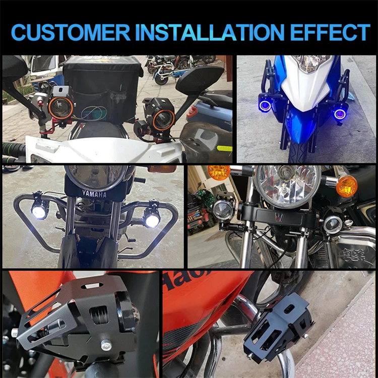 auto lighting systems U5 U7 LED headlights 12v 24v led projector lens spotlight led lights for motorcycle led lights for cars