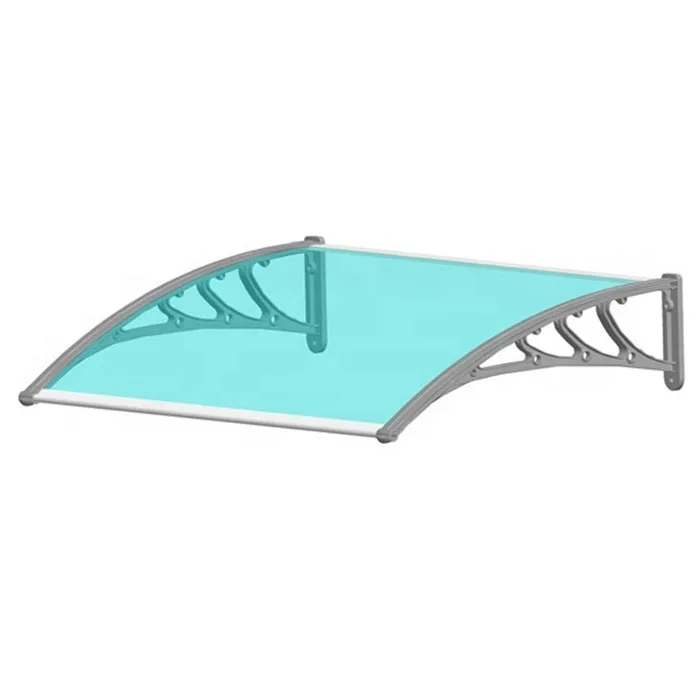 
Polycarbonate Entrance Door Canopy Awning Wholesale Price Modern Design Alu Outdoor PC Solid Sheet Roof Awnning 