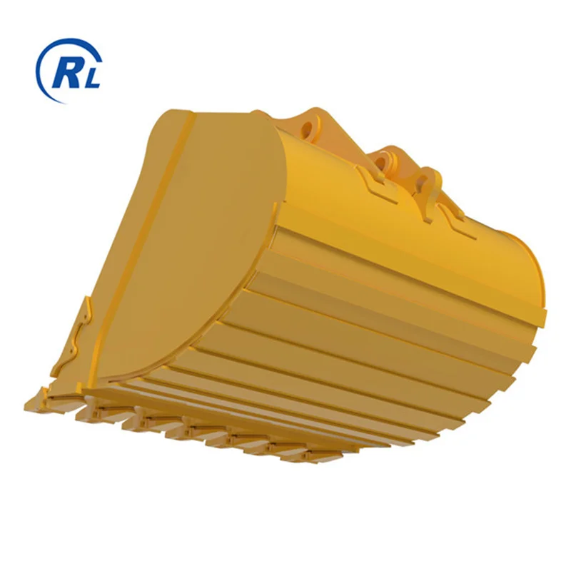 Qingdao Ruilan customize top quality Excavator Heavy Duty Steel Fabrication loader Buckets