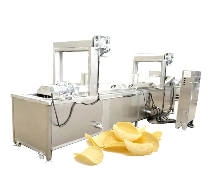 Automatic continuous pork rinds fryer/frying machine for pork skin/ continuous snack conveyor belt fryer machine for sale