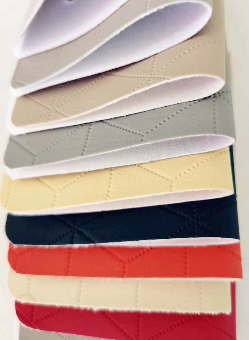 2022 Wholesale Waterproof Grain Artificial Leather For Home Textile Car Seat Upholstery