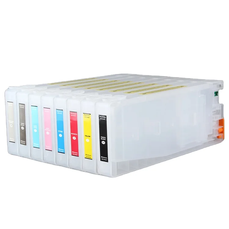 Compatible Refill Bulk Ink Tank Refillable Cartridge Set For Epson Stylus Pro 7800 7880 7400 7450 9400 9450 9800 9880 With Chip