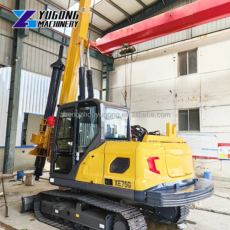 Fully Automatic Water Well Crawler Drilling Rig Track Roller Rotary Piling Drilling Rigs