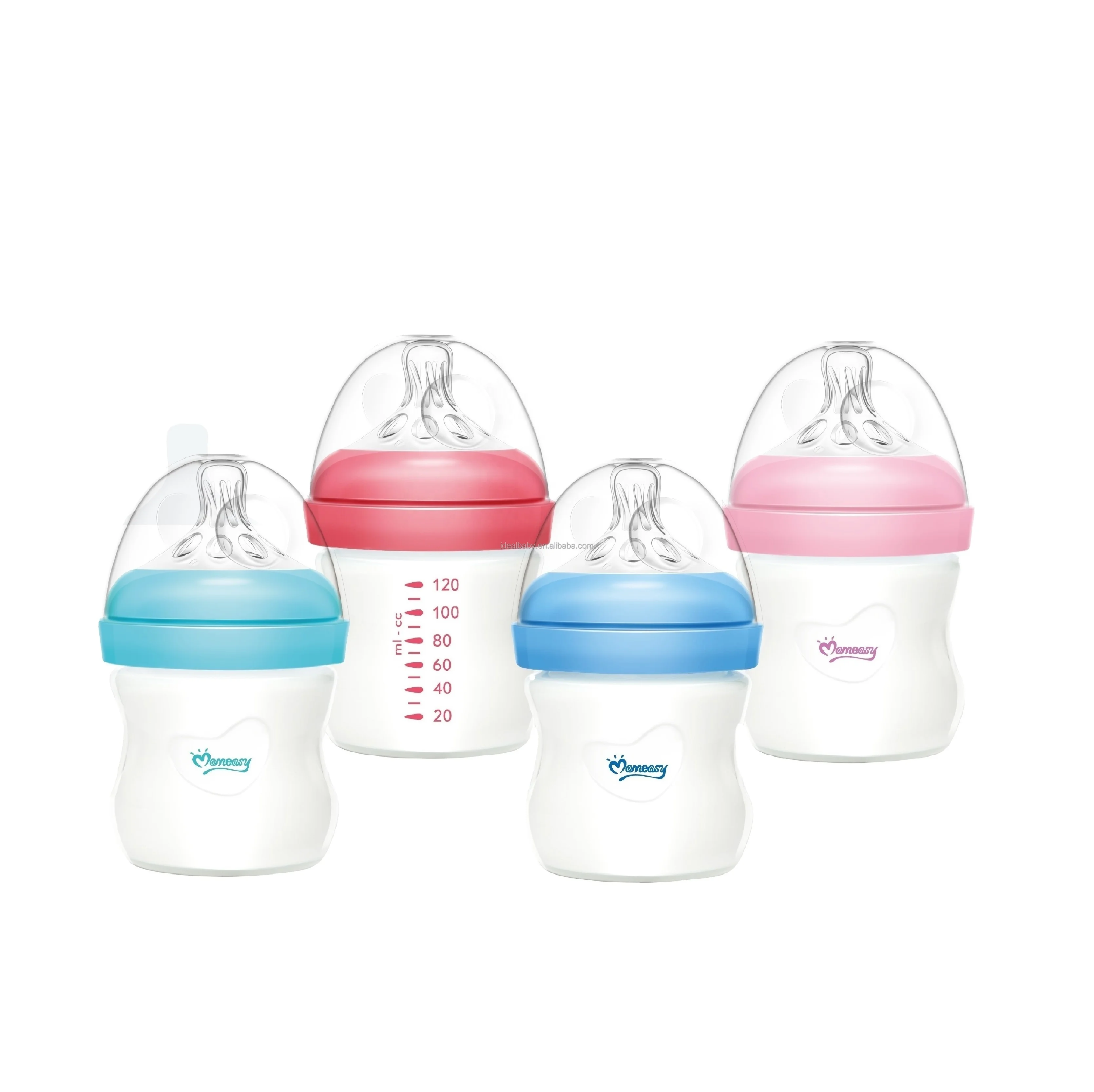 Стеклянная бутылка для кормления ребенка с широким горлом, 4 унции/120 мл