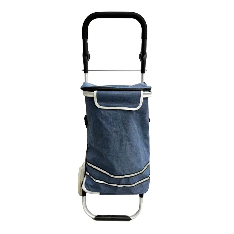 2023 new waterproof fabric custom high quality grocery cart hand trolley bag shopping bag