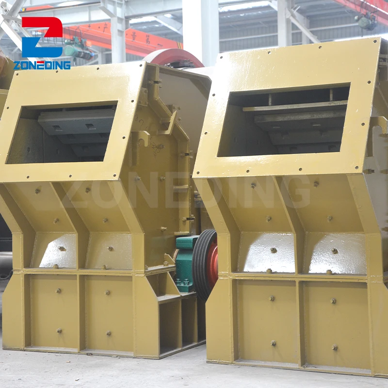 Зонедающая ударная Дробилка каменного камня асфальт Гранитная булыжная Известняковая руда добыча золота карьер галька