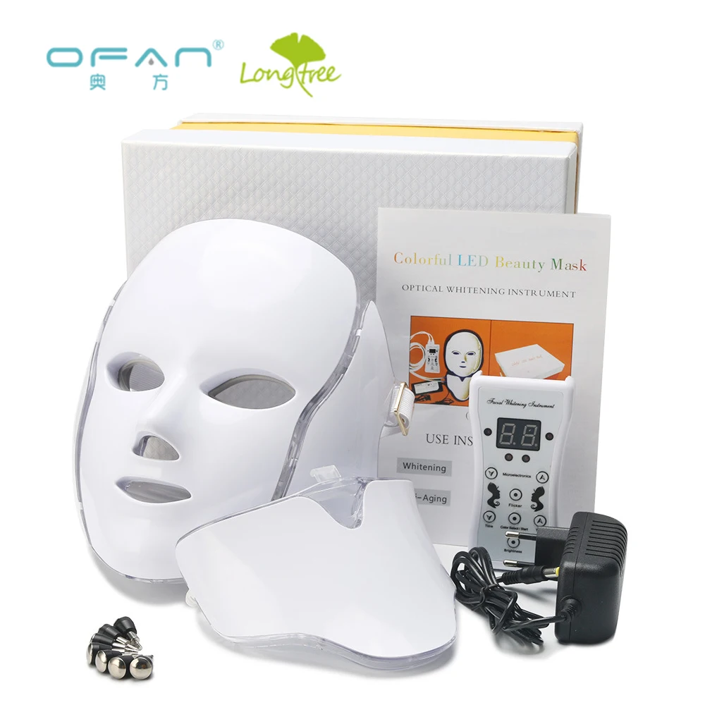 Home Use Colorful PDT Led Light Therapy Beauty Face Mask for Ance