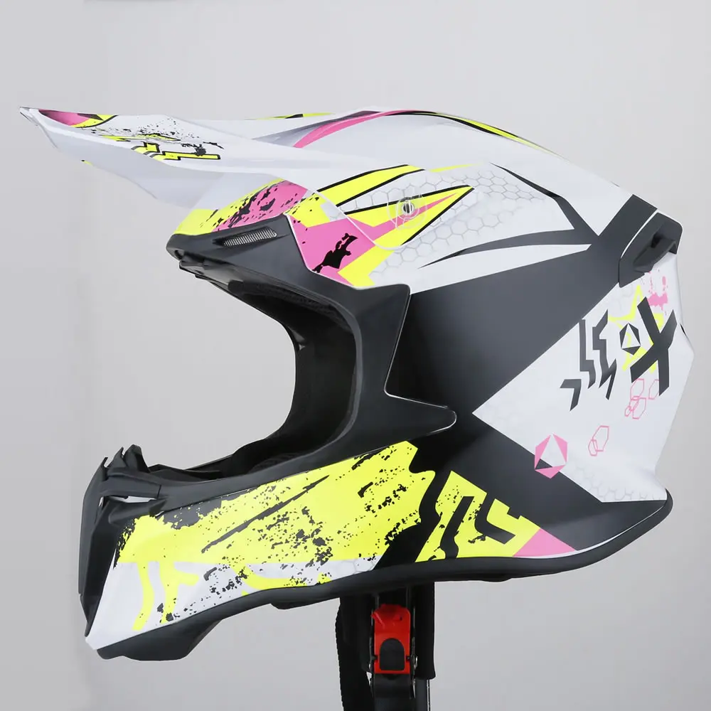 
 Мотоциклетный шлем на все лицо с черепом  