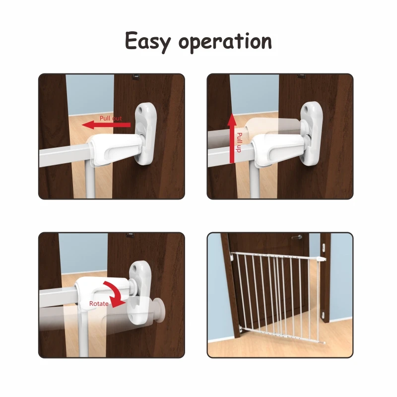 New design baby stair gate, retractable wooden outdoor baby safty gate, wooden baby gate