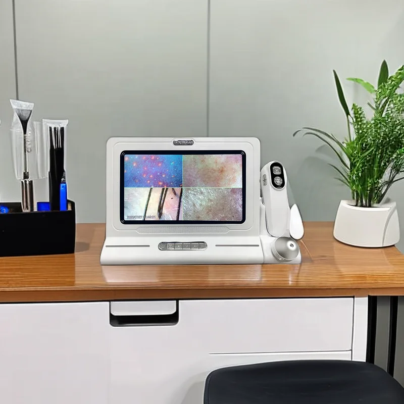 hot professional hair analysis machine for beauty salon intelligent home use hair analyzer machine