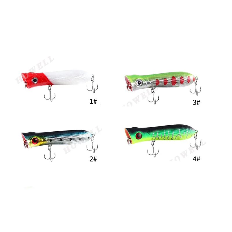floating popper 85mm 12g hard bait Topwater Bubble Popper fishing lure