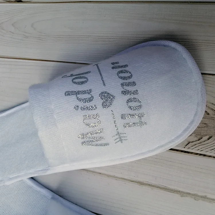 Wedding party wedding slippers for guests greet the new bridesmaid bronzing gift gift gift supplies