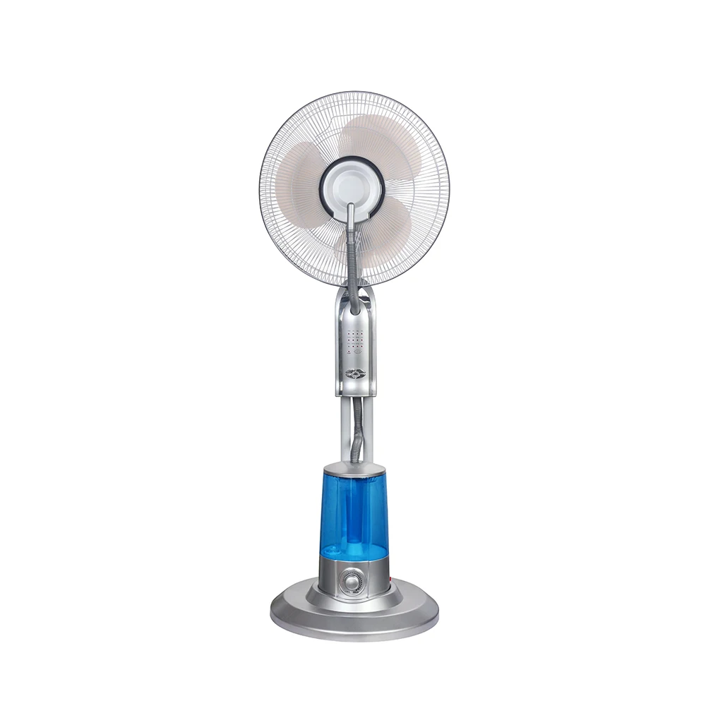 16 Inch electric water spray fan remote control mist standing fan