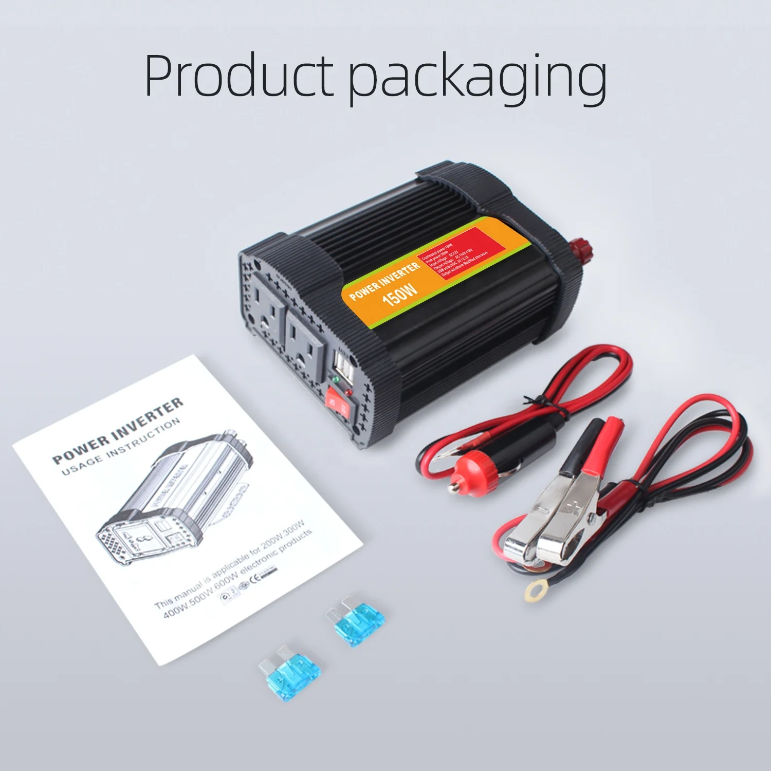 modified sine wave Mini Portable Car Power Inverter DC to AC 150W 12v 220v power inverter for the car inverter price