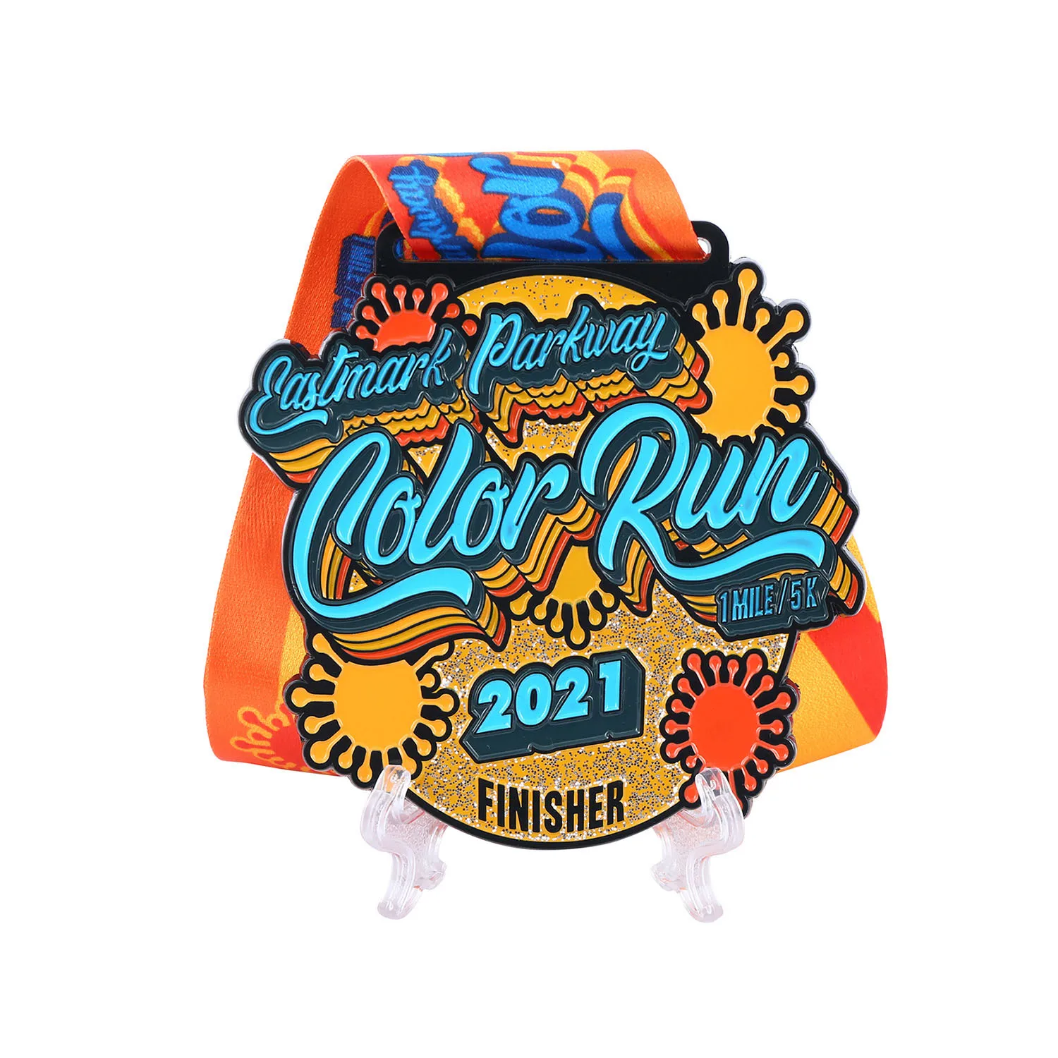 Custom metal paint sports medals zinc alloy marathon event medals sports medal customization