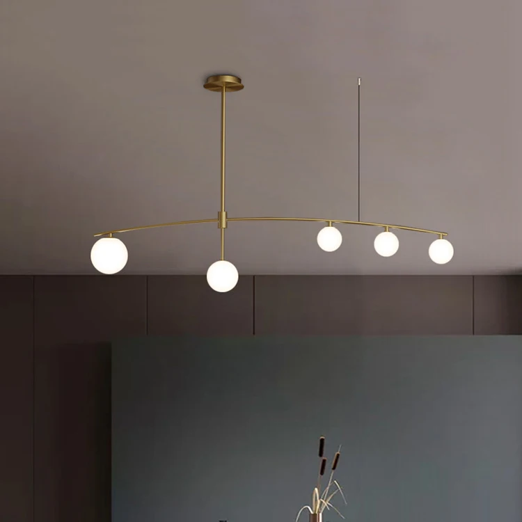 Factory Direct 2023 New Nordic Ball Modern Chandelier Ceiling Lighting For Home Hand Blown Glass Chandelier Pendant Light