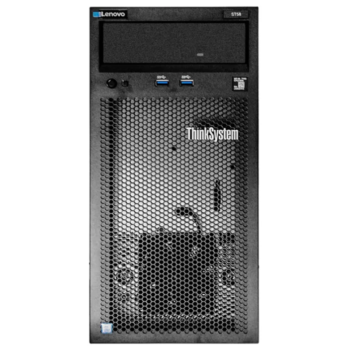 fou Lenovo ST58 Tower Server ERP Office Computer Xeon /Key Mouse E-2224G/32G/2*1T+240G SSD S4510/5350-8I/DVDRW/250W/linux