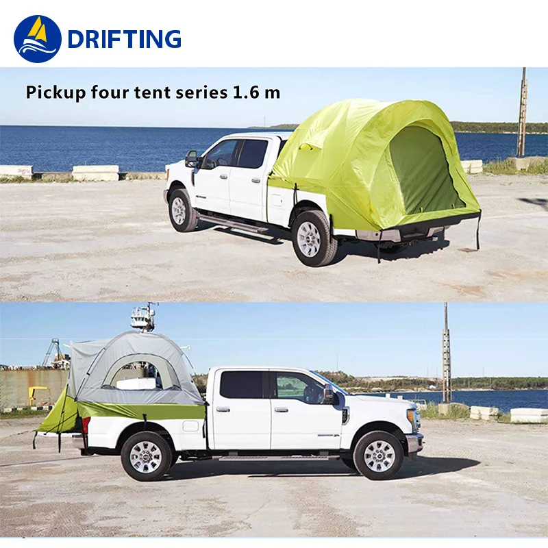 Large space light Carrying Convenient for rainy weather Pickup Portable Folding camper trailer tent