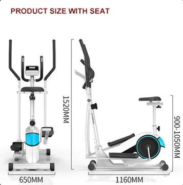 RUIBU Magnetic Elliptical outdoor Trainer Fitness Exercise Equipment Elliptical Bike