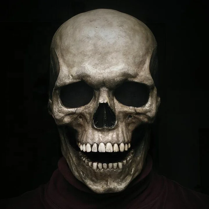 Hot Sell  Products Party Costume Creepy Bone masks Scary custom Halloween 2021 face mask