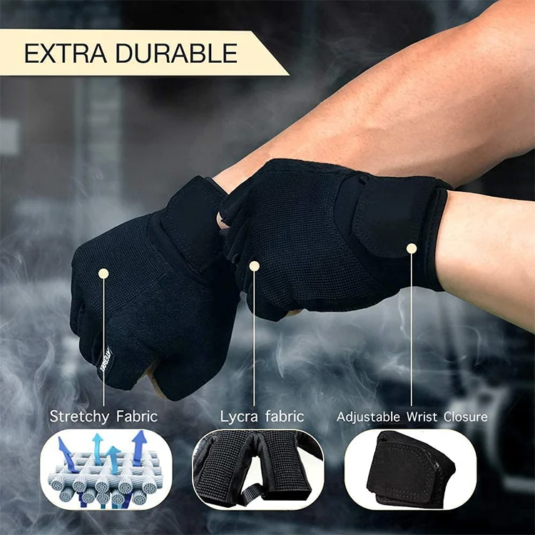 Personalized Gym Gloves Tactical Hand Gloves For Gym Micro Fiber