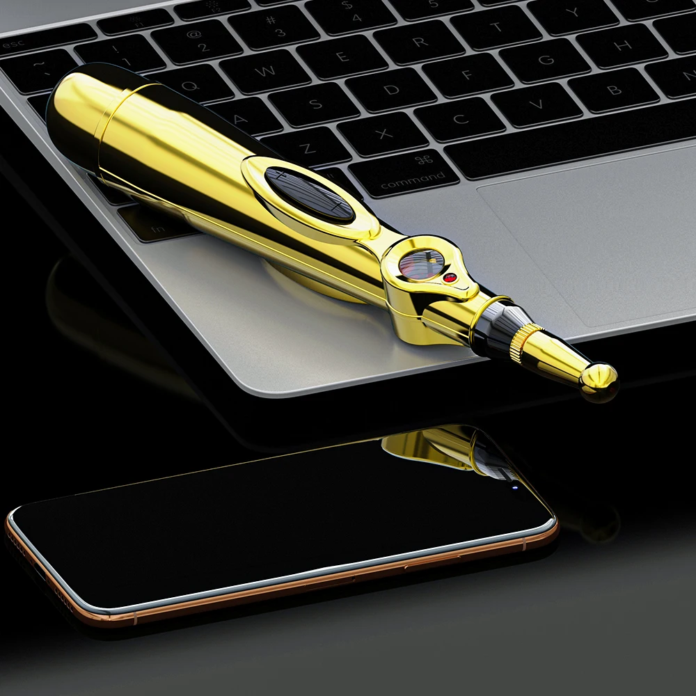 Pain relief apparatus energy pencil laser stimulator electro meridian pen massager acupuncture device