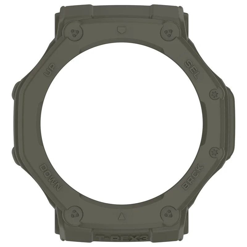 2024 Kingsmax New Smart Watch Case For Amazfit T-REX3 Armored Skeleton Case Sport Watch Cover, Soft TPU Shockproof Watch Case