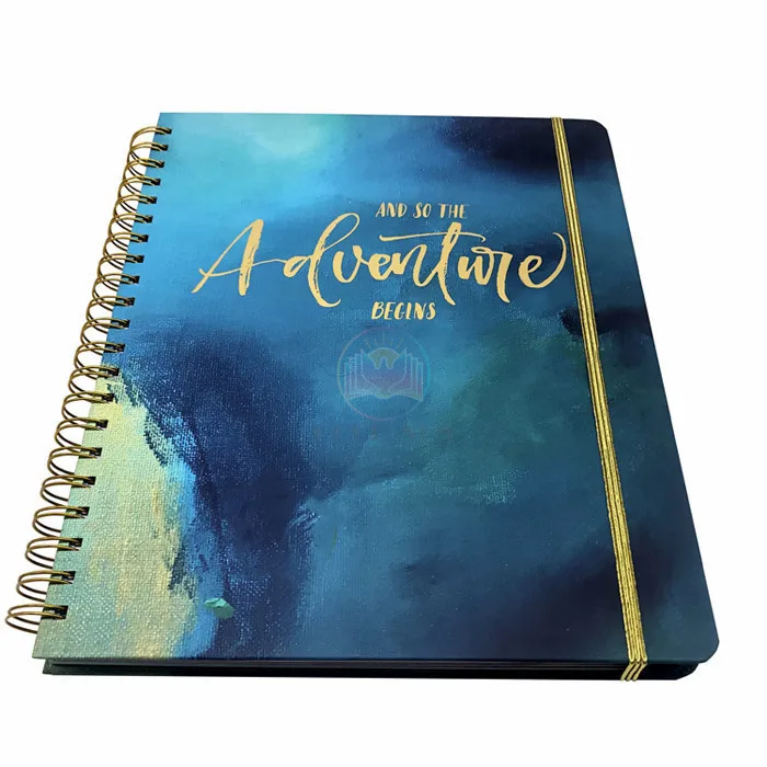 Best Seller Custom logo Planner Agenda 2025 Spiral Softcover/Hardcover Journal Notebook Printing