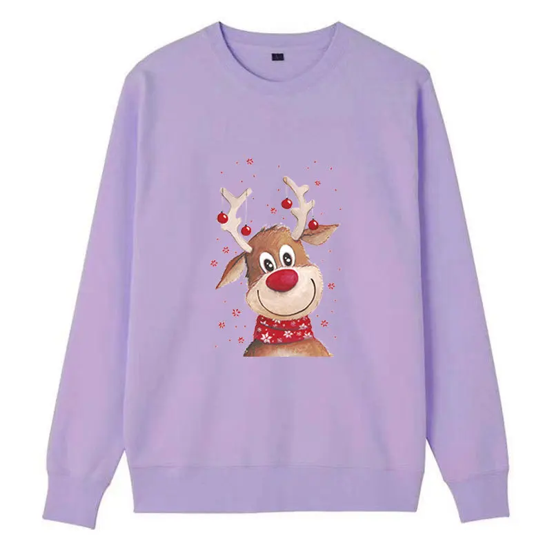 Рождественская наклейка с принтом оленя